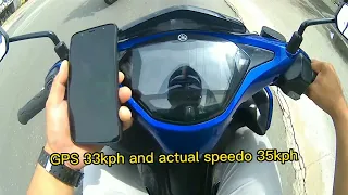Aerox with RB6 17" mags Speedtest with 78kgs. Driver
