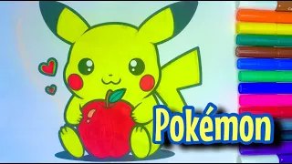 Pokémon drawing for kids | Pokémon fanfics be like | Pokémon journey | kids world