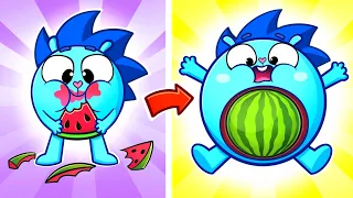 🍉 Watermelon Is Growing In My Tummy 😥 Funny Kids Songs 😻🐨🐰🦁 by Baby Zoo Karaoke