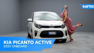 KIA PICANTO 1.0 GPL 67 CV ACTIVE 5P BIANCO USATO RITIRATO (2018) INTERNI ESTERNI CON DESY