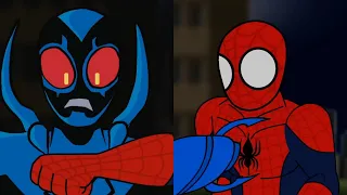 Spider-Man vs Blue Beetle: Animation!