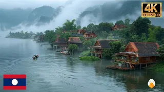 Si Phan Don(4000 Islands), Laos🇱🇦 Secret Islands on the Mekong River (4K UHD)