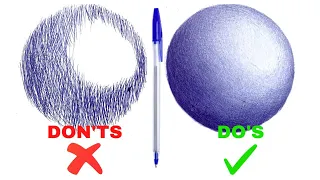 Transform Your Drawings with Ballpoint Pen Shading Technique