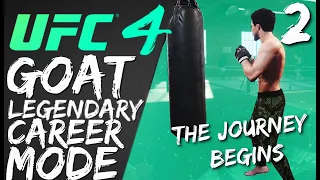 UFC 4 - G.O.A.T Legendary CAREER MODE #2 - This is going to be tough