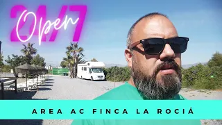 🚐 AREA DE AUTOCARAVANAS FINCA LA ROCIA 🚐 Te mostramos TODO.