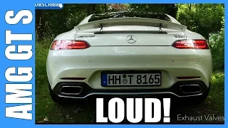 2015 Mercedes AMG GT S 4.0 V8 LOUD! StartUp & Revs Exhaust Sound (Valves OPEN/CLOSED)