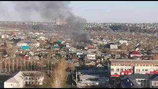 Пожар в Барнауле 2 мая 2021 года