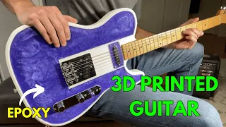 3D Printed Telecaster Functional Electric Guitar! Step by Step Build