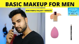 Basic Makeup For Men Tutorial | Natural Looking Makeup For Men | Men's Basic Daily Makeup