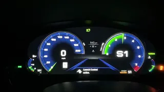 2018 BMW M550i Launch Control Acceleration (0-100 mph & Top Speed)