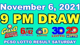 [SUMMARY] PCSO 9:00 PM Lotto Draw – November 6, 2021