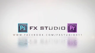 FX Studio - Animated company logo with glass effects 4K AE