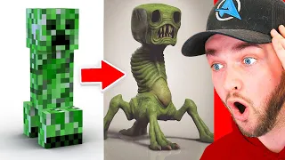 Most *CURSED* Minecraft Mobs in REAL LIFE!