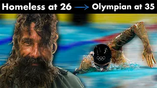How fast can a former homeless swim 50 freestyle?