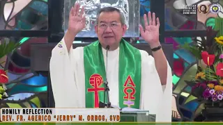 𝗦𝗟𝗢𝗪 𝗗𝗢𝗪𝗡. 𝗥𝗘𝗖𝗛𝗔𝗥𝗚𝗘. 𝗙𝗜𝗡𝗗 𝗧𝗜𝗠𝗘 𝗙𝗢𝗥 𝗦𝗜𝗟𝗘𝗡𝗖𝗘. |    Homily 4 February 2024 with Fr. Jerry Orbos, SVD