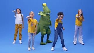 Lichterkinder  - Der kleine Dino (Offizielles Tanzvideo) | Kinderlied zum Tanzen und Bewegen