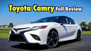 2019 Toyota Camry: FULL REVIEW | The Crazy Cool Camry Adds Apple CarPlay!