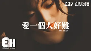 趙乃吉 - 愛一個人好難（原唱：蘇永康）『想要把你忘記真的好難，思念的痛在我心裡糾纏，朝朝暮暮的期盼 永遠沒有答案。』【動態歌詞MV】