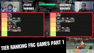 Tier Ranking FRC Games 2000-2022 Part 1