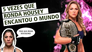 5 vezes que Rouda Rousey encantou o mundo