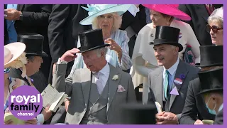 Prince Charles and Camilla attend Royal Ascot with Princess Anne and Prince Edward