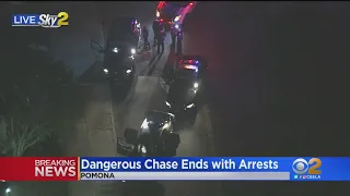 2 In Custody After Dangerous Pursuit Ends In Pomona