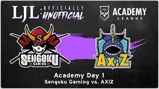 [EN] LJL 2021 Academy League Day 1 Game 6 | Sengoku Gaming Vs Axiz