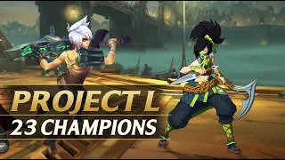 PROJECT L All 23 Champions Leaked - Riot Fighting Game