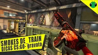 CS:GO - TOP 10 SMOKES #1 - TRAIN - gravatafps