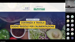 Costanza a tavola: dodici regole per l’alimentazione