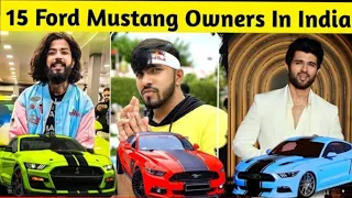 Top Famous Ford Mustang GT Owners In India #The uk07 Rider #As Gaming #scout #Vijay Devarkonda💯💦