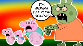 MUMMY PIG TURNS INTO A ZOMBIE - PEPPA PIG HORROR STORY PART 2