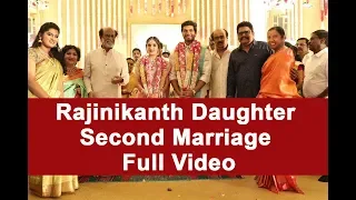 Rajinikanth Daughter Second Marriage Full Video
