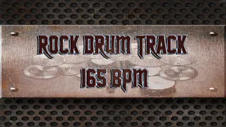 Simple Straight Rock Drum Track 165 BPM | Preset 2.0 (HQ,HD)