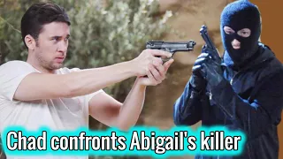 NBC Days of our lives spoilers: Chad confronts Abigail's killer, destroys Lucas's wedding.