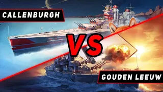 КРЕЙСЕР CALLENBURGH VS GOUDEN LEEUW! ЧТО ОКАЖЕТСЯ СИЛЬНЕЕ?! МИР КОРАБЛЕЙ/WORLD OF WARSHIPS!