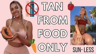 EAT THESE FOODS TO GET TAN! (Yes, this works!)