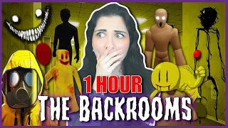 1 HOUR Of The Scariest Backrooms Levels & Creatures