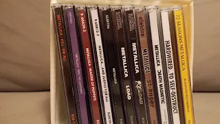 Обзор моей коллекции альбомов Metallica на CD. My Metallica CD collection review