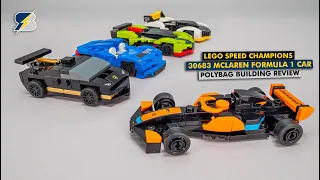 LEGO Speed Champions 30683 McLaren Formula 1 Car polybag detailed review and comparison