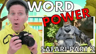 Word Power - Safari Animals Part 2 - Dream English Kids