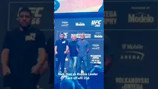 Nick Diaz vs Robbie Lawler Face off UFC  266