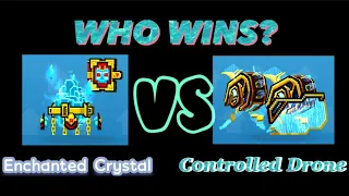 Is Controlled Drone Better than Enchanted Crystal??? | Pixel Gun 3D