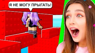 ПАРКУР в РОБЛОКС, но НЕЛЬЗЯ ПРЫГАТЬ! 🔥 Roblox No Jump Obby