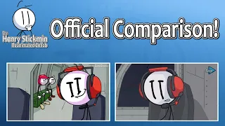 The Henry Stickmin Reanimated Collab - Official Comparison Video