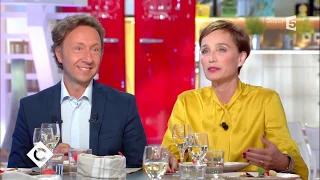 Kristin Scott Thomas et Stéphane Bern au dîner  - C à vous - 05/09/2017