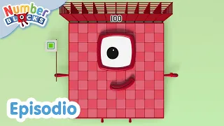 @Numberblocks en Español | Episodios completos | Un cuadrado en la Luna