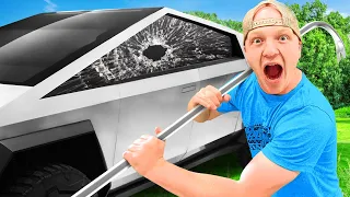 I Bought A CYBERTRUCK And DESTROYED It!