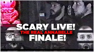 LIVE CACA REACTION! WARREN MUSEUM with THE REAL ANNABELLE | VHS TAPE UNCUT