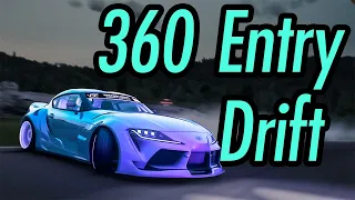 How to do a 360 Drift Entry - Stunt Driving Tutorial (Assetto Corsa)